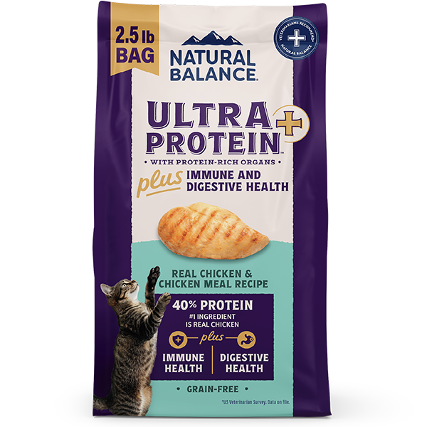 Natural Balance Cat Ultra Protein Plus Immune & Digestive Chicken 2.5lb