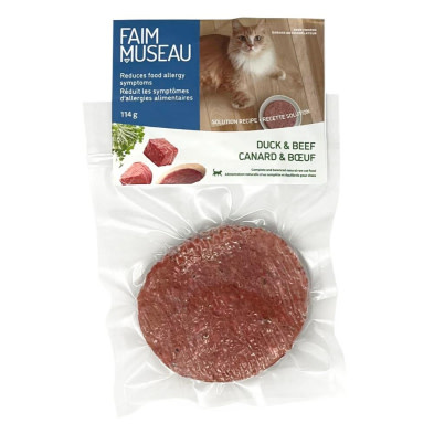Faim Museau Raw Cat Food Duck & Beef 114g