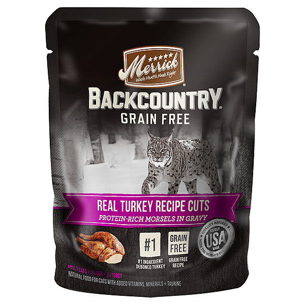 Merrick Backcountry Turkey 3oz Cat Pouch