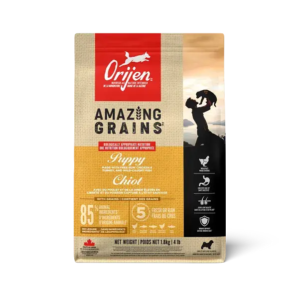Orijen Amazing Grains Puppy 1.8kg