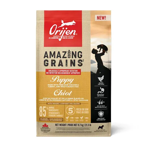 Orijen Amazing Grains Puppy 9.7kg