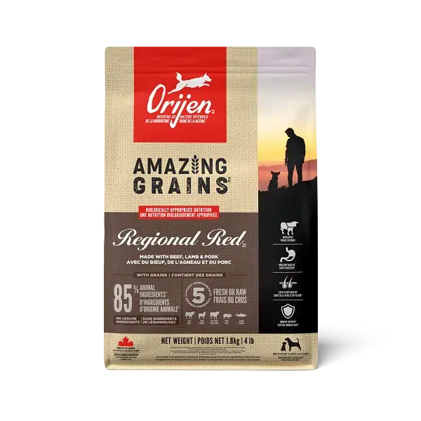 Orijen Amazing Grains Regional Red 1.8kg
