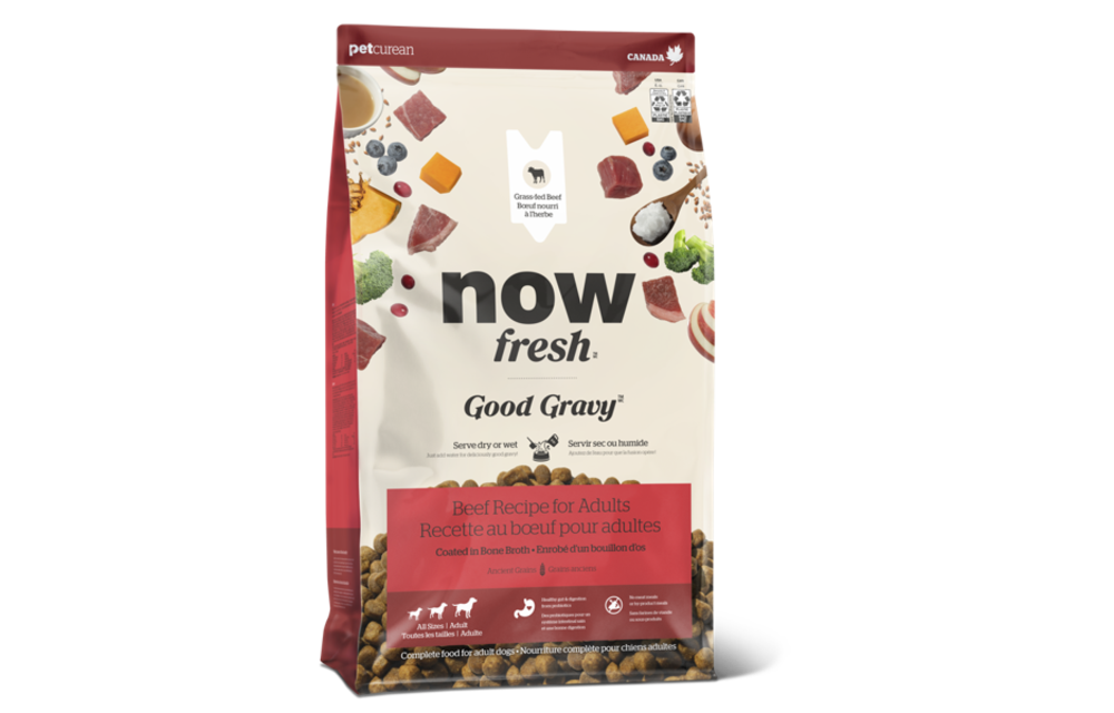 *New* NOW Good Gravy Adult Dog Beef with Grains 3.5LB