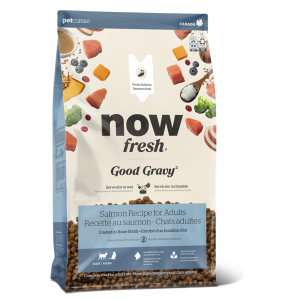 NOW Good Gravy Cat Grain-Free Adult Salmon 3lb