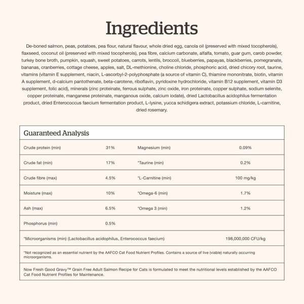 NOW Good Gravy Cat Grain-Free Adult Salmon 8 lb