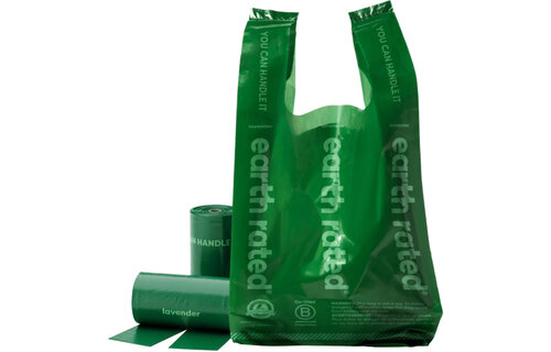 Earth Rated Poop Bags Scented 120 in Rolls with Handles