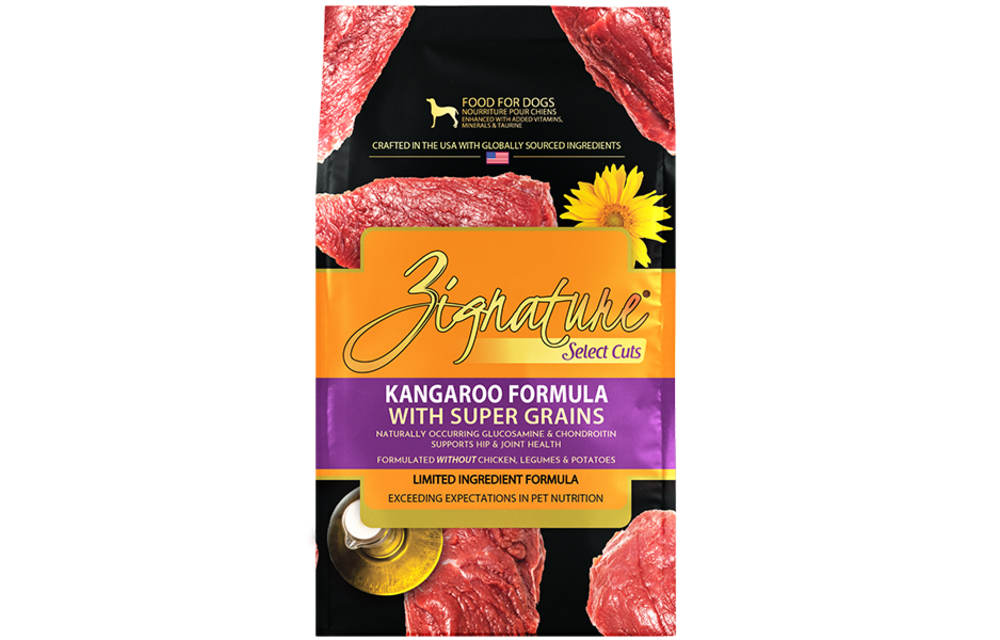 Zignature Select Cuts Kangaroo with Super Grains 12.5Lb