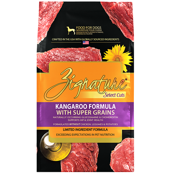 Zignature Select Cuts Kangaroo with Super Grains 12.5Lb
