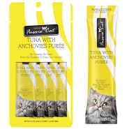 Fussie Cat Treat Tuna/Anchovies Puree 4/0.5oz