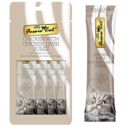 Fussie Cat Treat Chicken w/Chicken Liver Puree 4/0.5oz