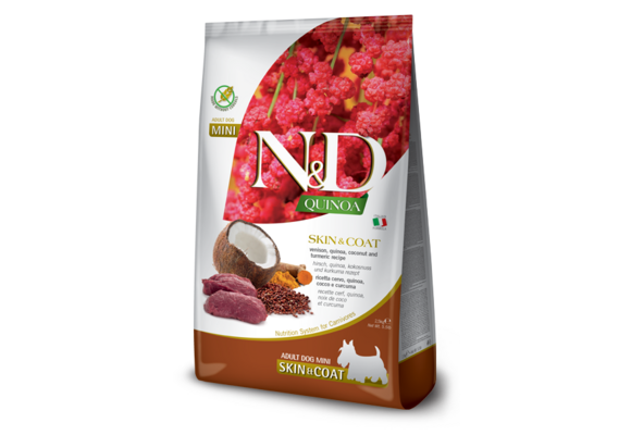 Farmina N&D Dog Quinoa - Skin&Coat Venison Mini 2.5kg