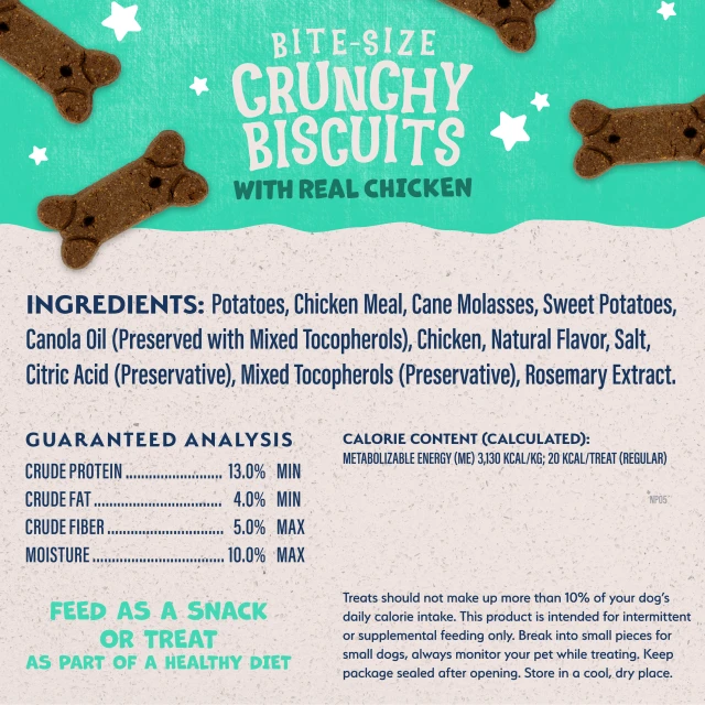 Natural Balance LID Chicken/SPotato Treats Dog 14 oz