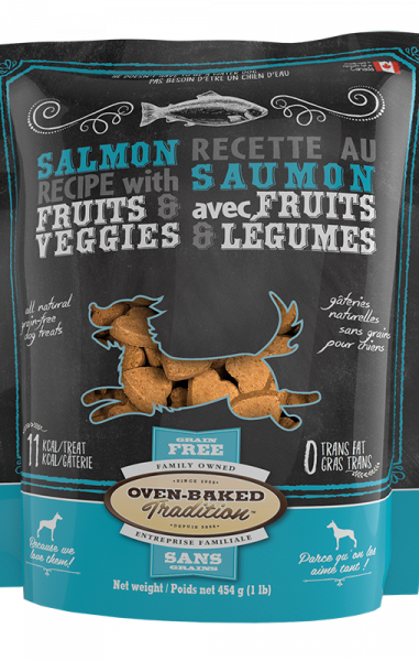 Oven-Baked Tradition Dog GF Treats Salmon 16 oz