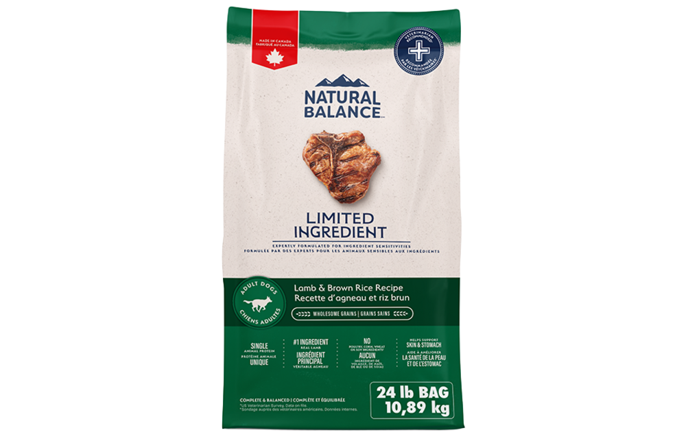 Natural Balance Dog LID Lamb & Rice 24Lb