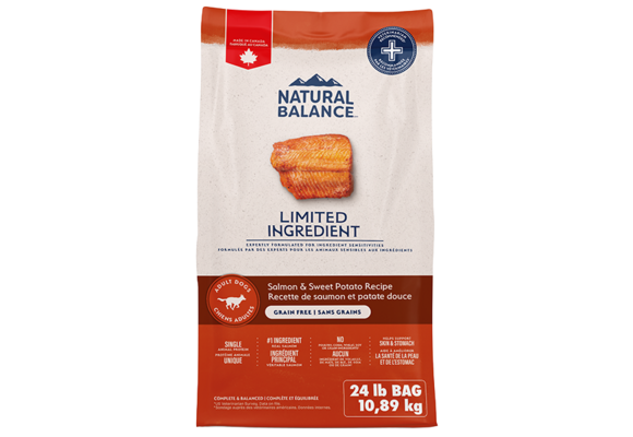 Natural Balance Dog LID Salmon & Sweet Potato 24Lb