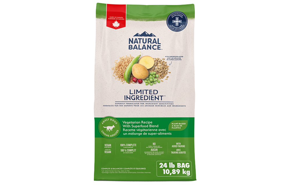 Natural Balance Dog LID Vegetarian 24Lb