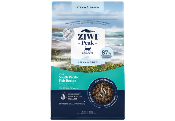 ZIWI Peak Cat Steam-Dried South Pacific Fish 800g