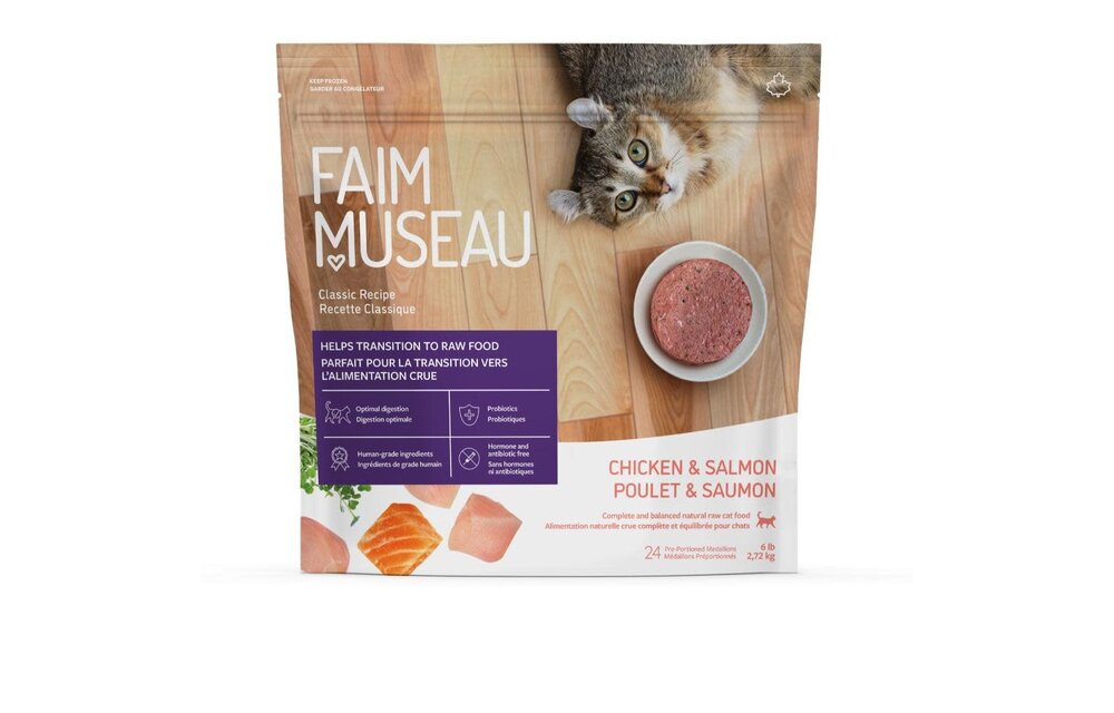 Faim Museau Raw Cat Food Chicken & Salmon 2.72kg