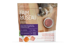 Faim Museau Raw Cat Food Chicken & Salmon 2.72kg