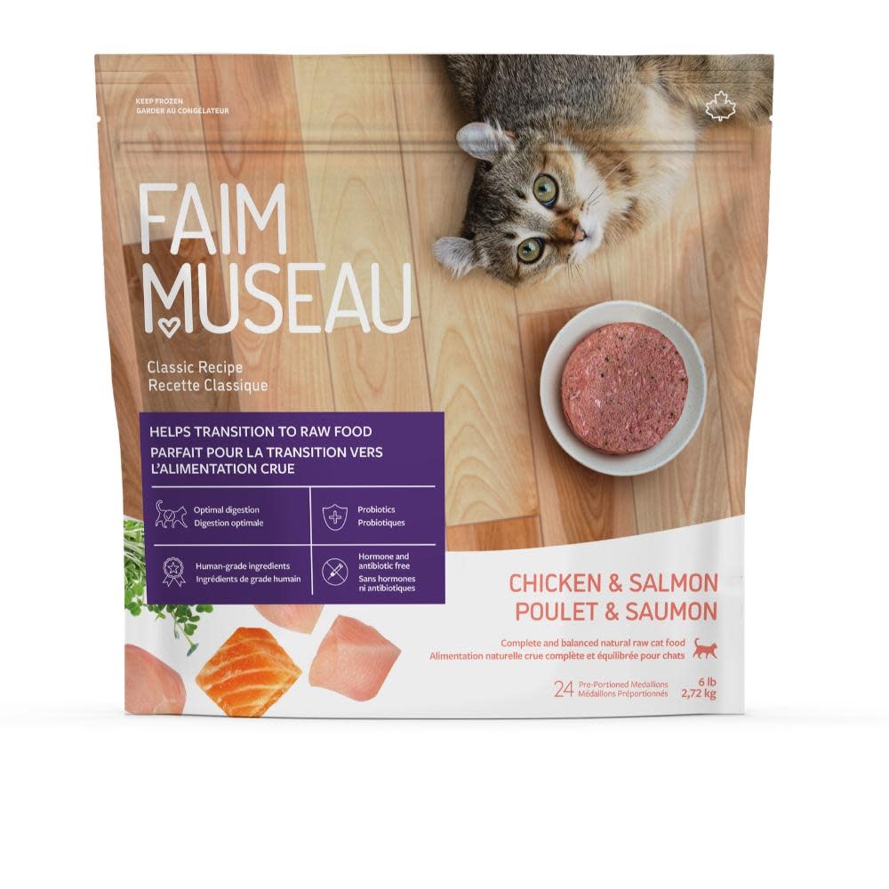 Faim Museau Raw Cat Food Chicken & Salmon 2.72kg