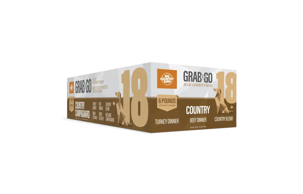 Big Country Raw Grab N Go Country Deal Dog 9 x2 lb