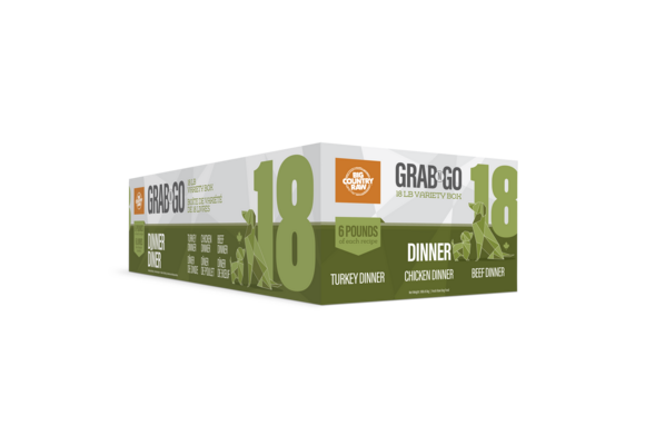 Big Country Raw Grab N Go Dinner Deal Dog 9 x 2 lb