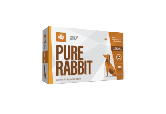 Big Country Raw Pure Rabbit Dog 4 x 1 lb Ctn