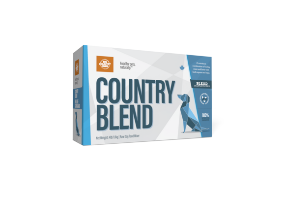 Big Country Raw Country Blend Carton Dog 4x1 lb