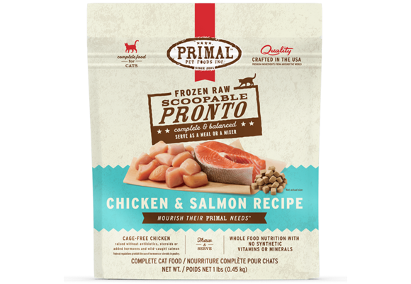 Primal Pronto Chicken & Salmon Cat 1 lb
