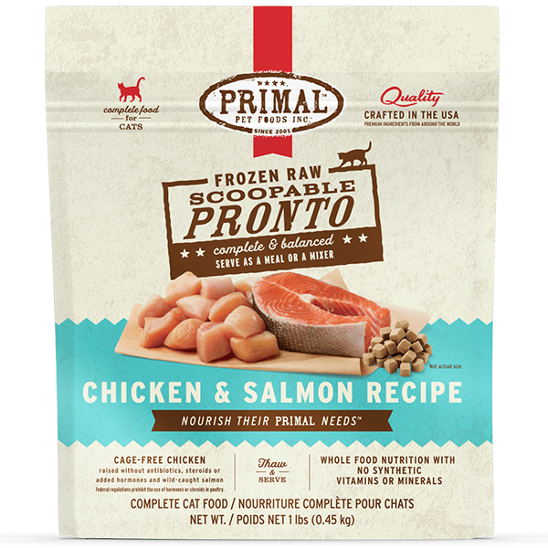 Primal Pronto Chicken & Salmon Cat 1 lb