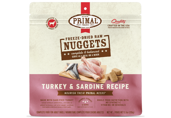Primal Dog FD Turkey & Sardine 5.5oz