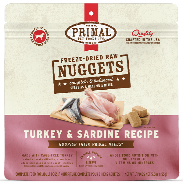 Primal Dog FD Turkey & Sardine 5.5oz