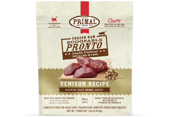 Primal Cat Raw Venison 1lb