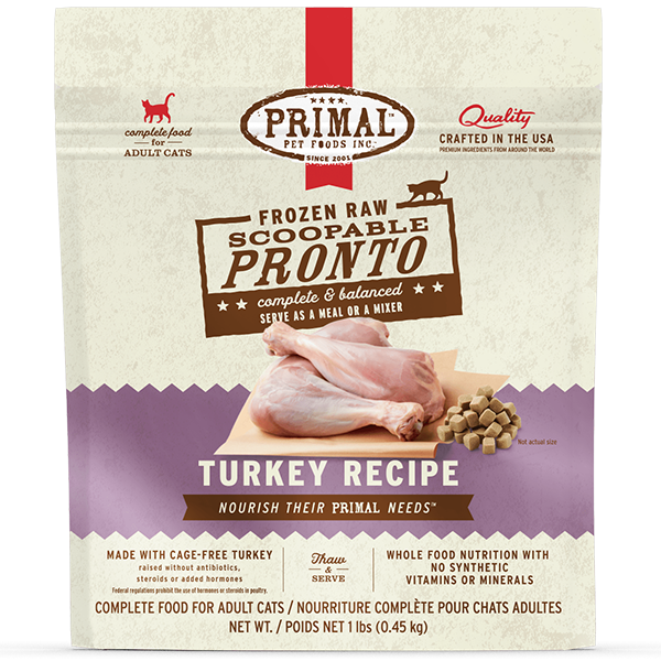 Primal Pronto Turkey Cat 1 lb