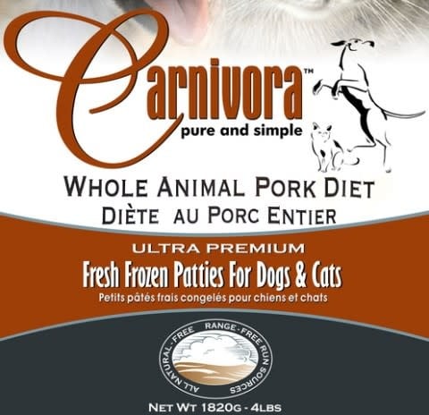 Carnivora Whole Animal Pork Diet 24lb