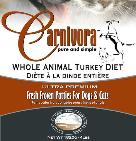 Carnivora Whole Animal Turkey Diet 24lb