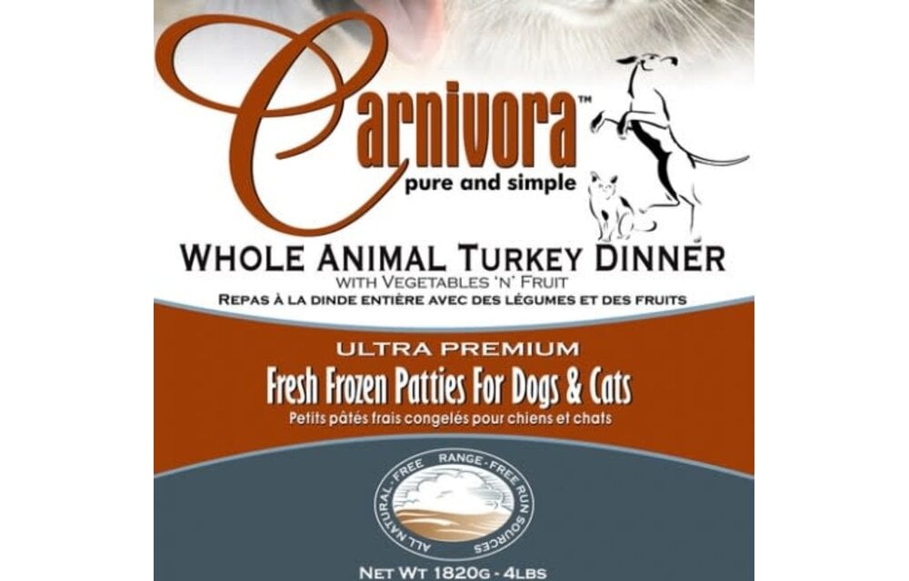 Carnivora Whole Animal Turkey Dinner 24lb
