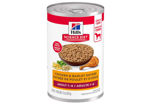 Hills Science Diet Adult Chicken & Barley Entrée Dog 13.1 oz