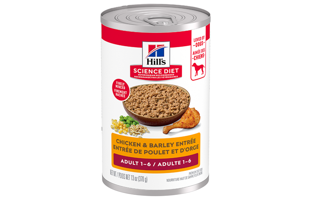 Hills Science Diet Adult Chicken & Barley Entrée Dog 13.1 oz