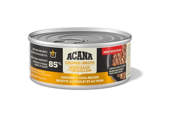 Acana Cat Chunks In Broth Chicken & Tuna 155g