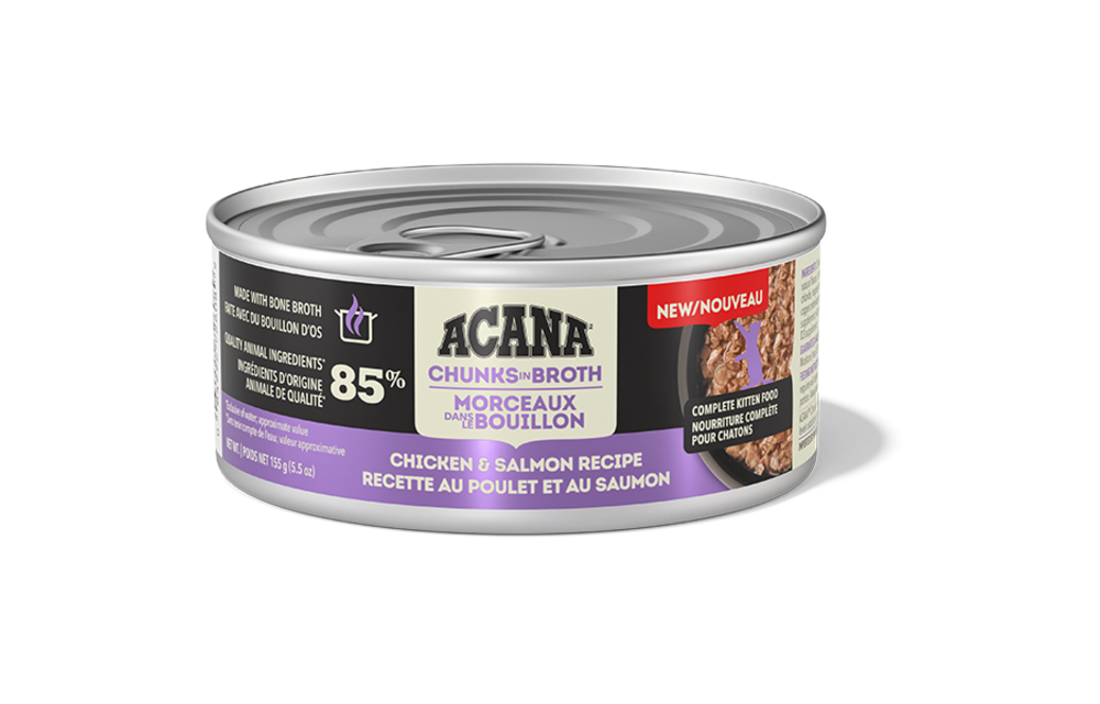 Acana Kitten Chunks Chicken & Salmon Entrée 155g