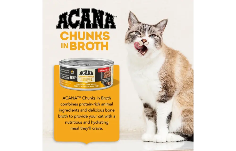 Acana Cat Chunks In Broth Chicken & Tuna 155g