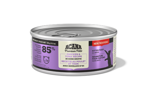 Acana Kitten Pate Chicken & Tuna In Bone Broth 155g