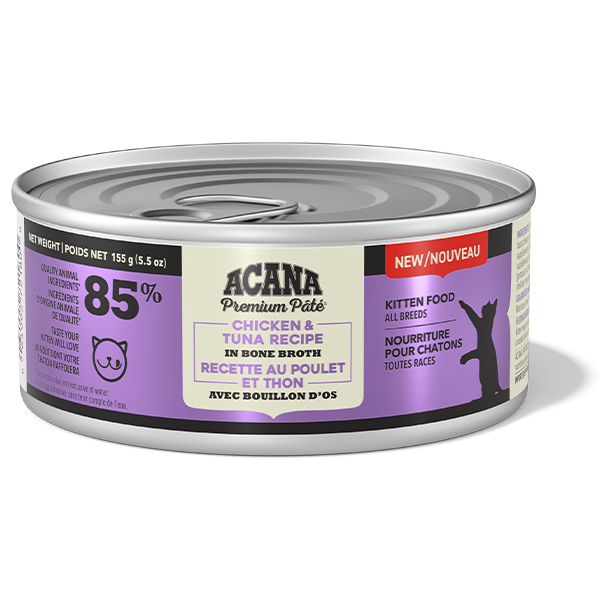 Acana Kitten Pate Chicken & Tuna In Bone Broth 155g