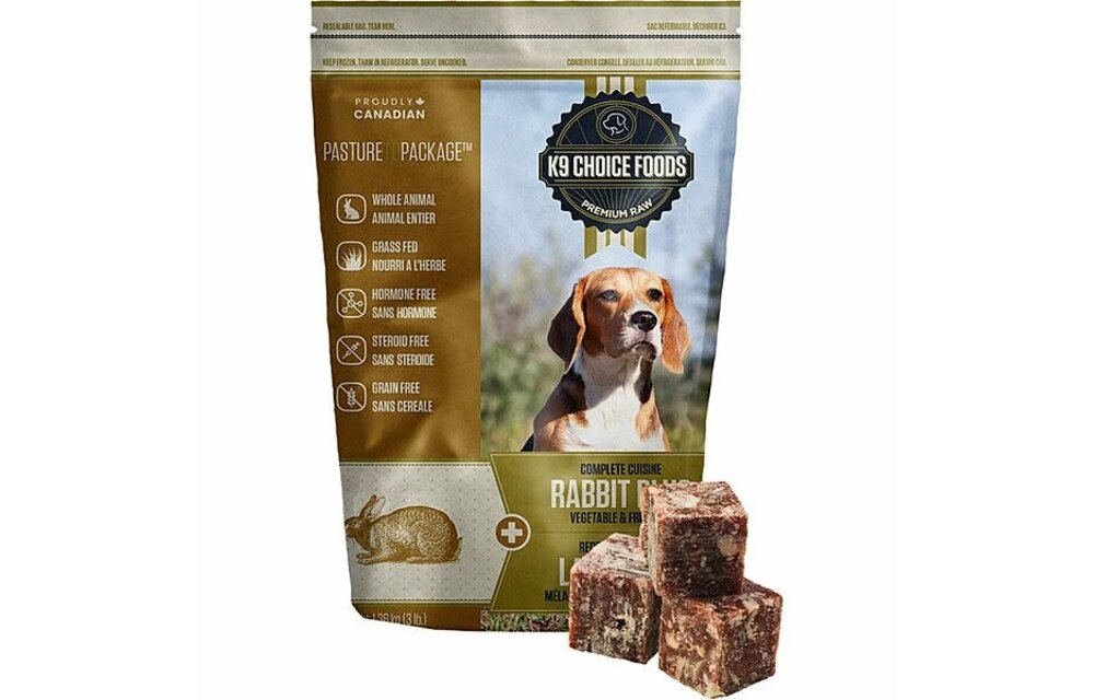 K9 Choice Complete Cuisine Rabbit 3Lb