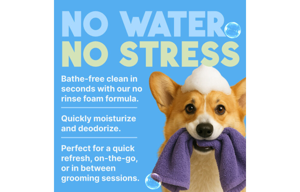 TropiClean Waterless Shampoo Hypoallergenic 7.4oz