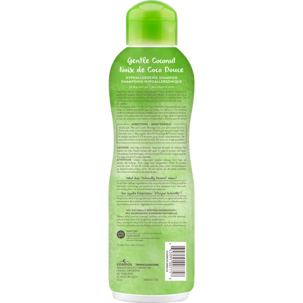 TropiClean Shampoo Hypoallergenic Puppy 20oz