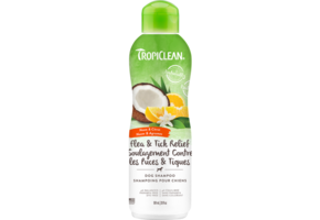 TropiClean Flea & Tick Relief Shampoo Neem & Citrus 20 oz