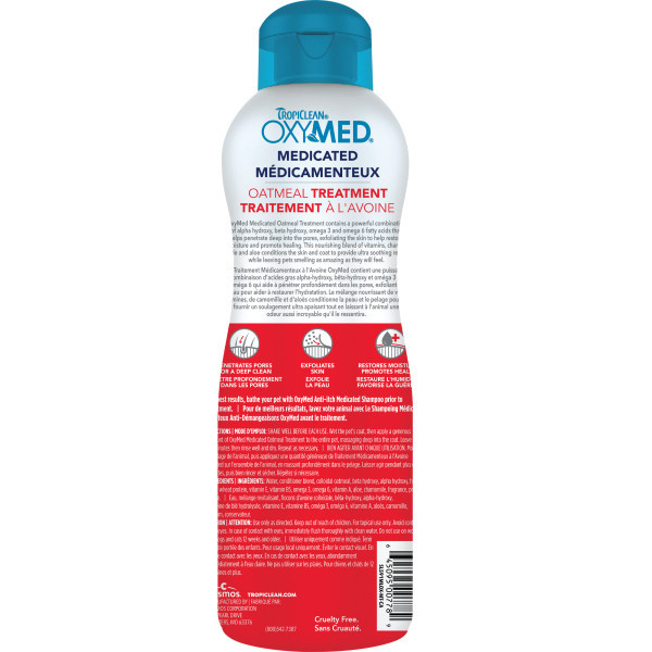 Tropiclean Natural Oxy Med Treatment 20 oz