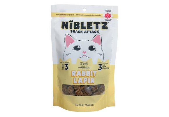 Nibletz Cat Semi-Moist Treats Rabbit 85g